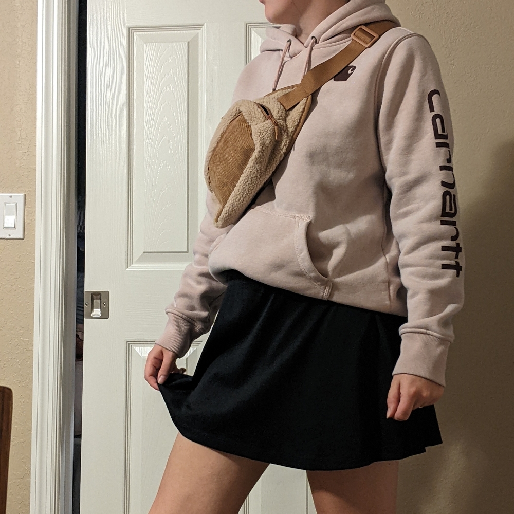 Women's Large Carhartt Hoodie Light Pink/Mauve